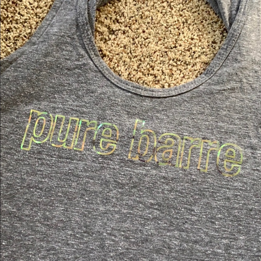 Pure Barre by Splits59 grey workout tank. Sz XS